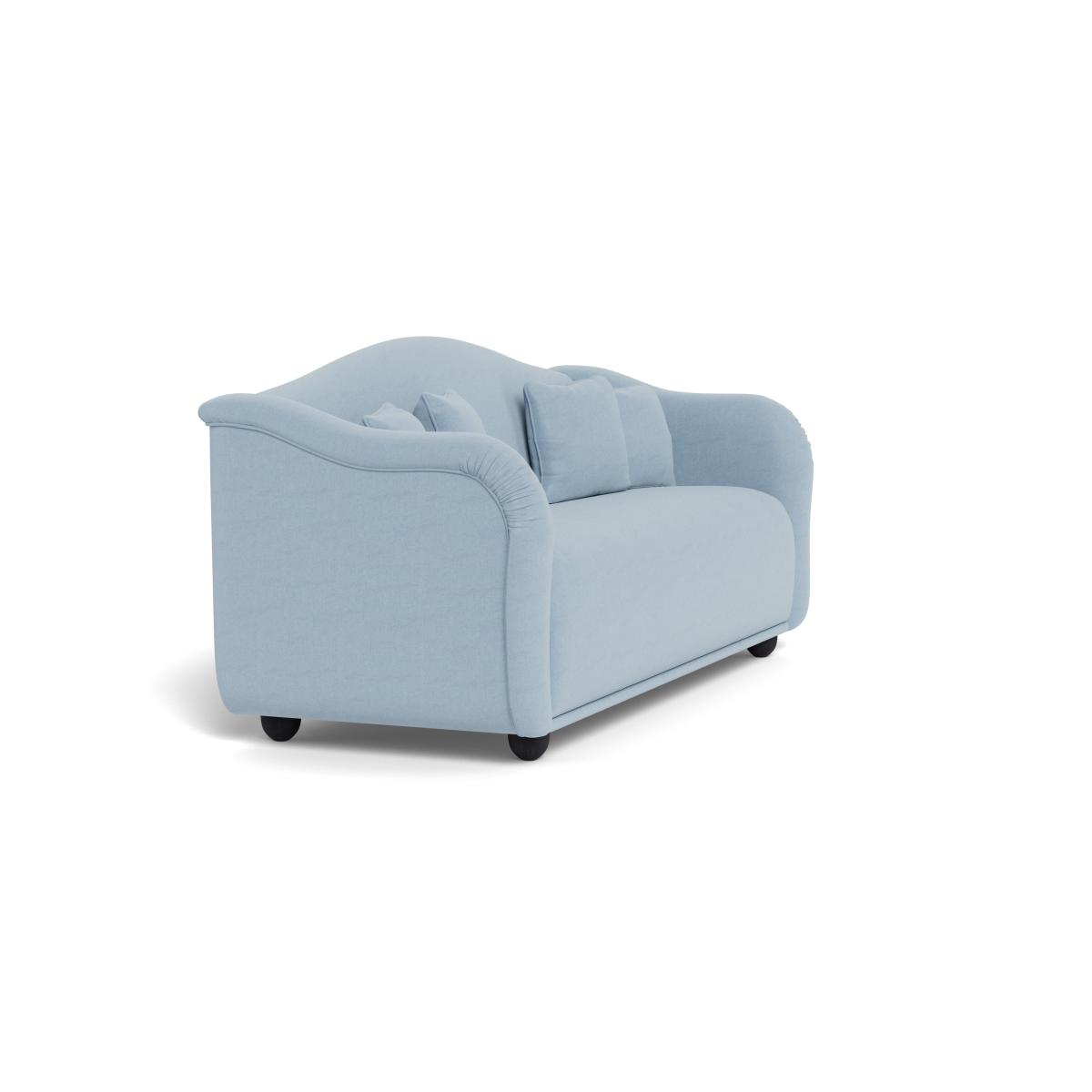 Heal's Tetbury 4 Seater Sofa Capleo Linen-Cotton Sea Shanty  Natural Beech Feet – image 3