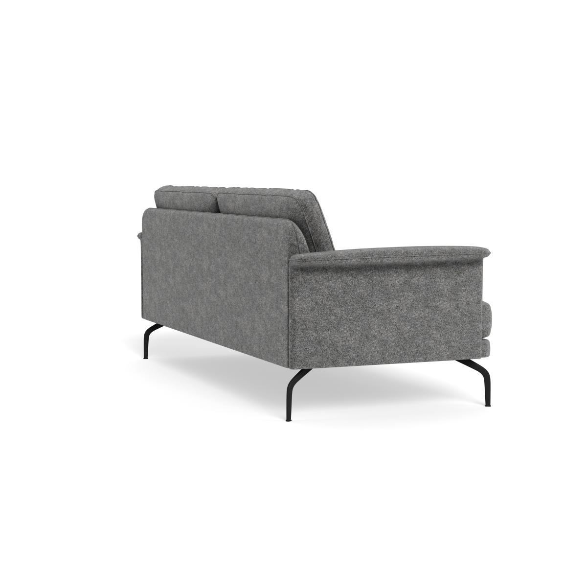 Heal's Iver 4 Seater Sofa Melton Wool Shale Black Feet – image 5