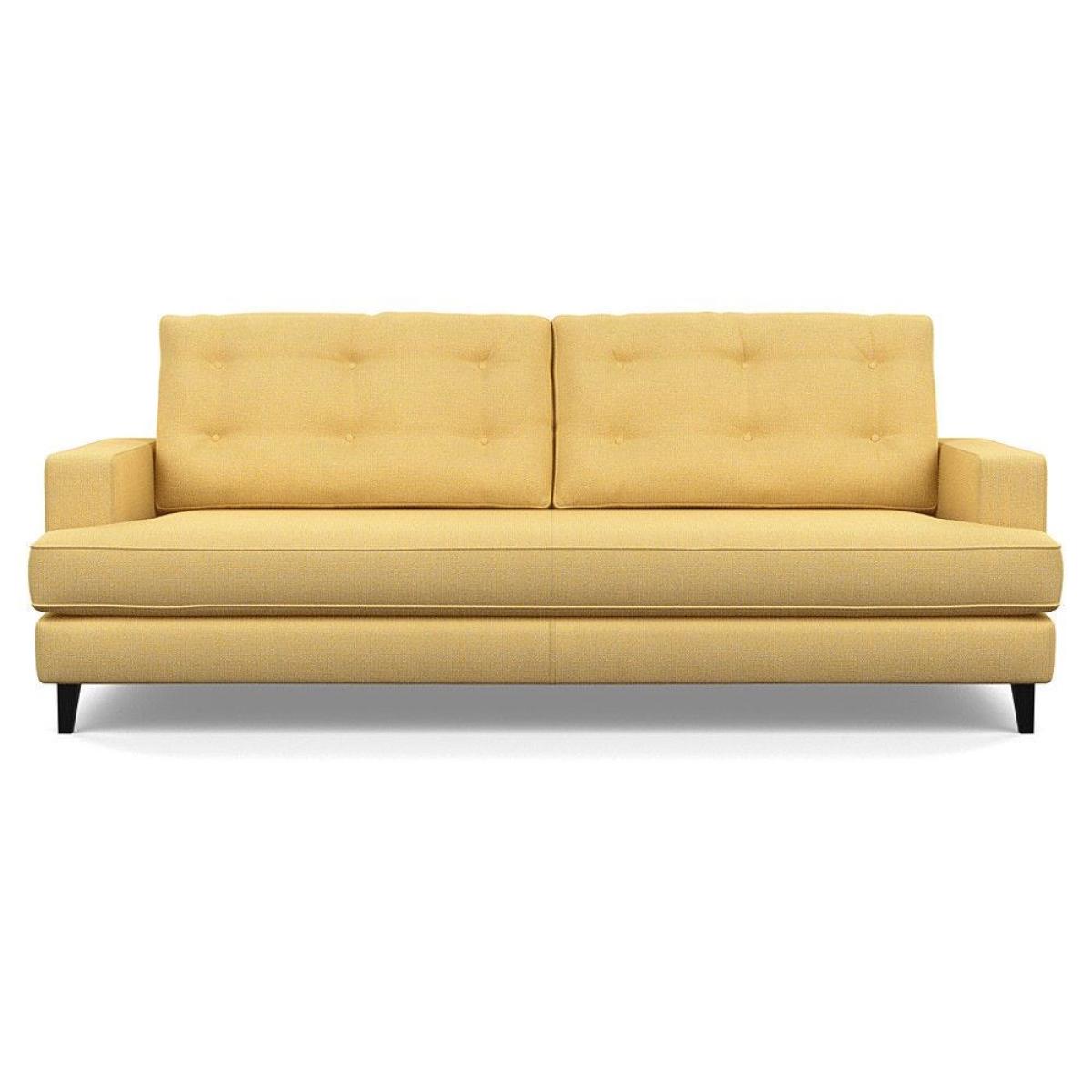 Heal's Mistral 4 Seater Sofa Smart Velvet Jade Black Feet - Heal's UK Furniture – image 17