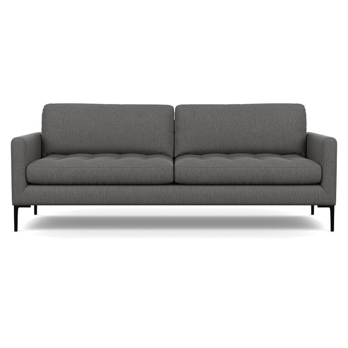 Heal's Mistral 4 Seater Sofa Smart Velvet Jade Black Feet - Heal's UK Furniture – image 26