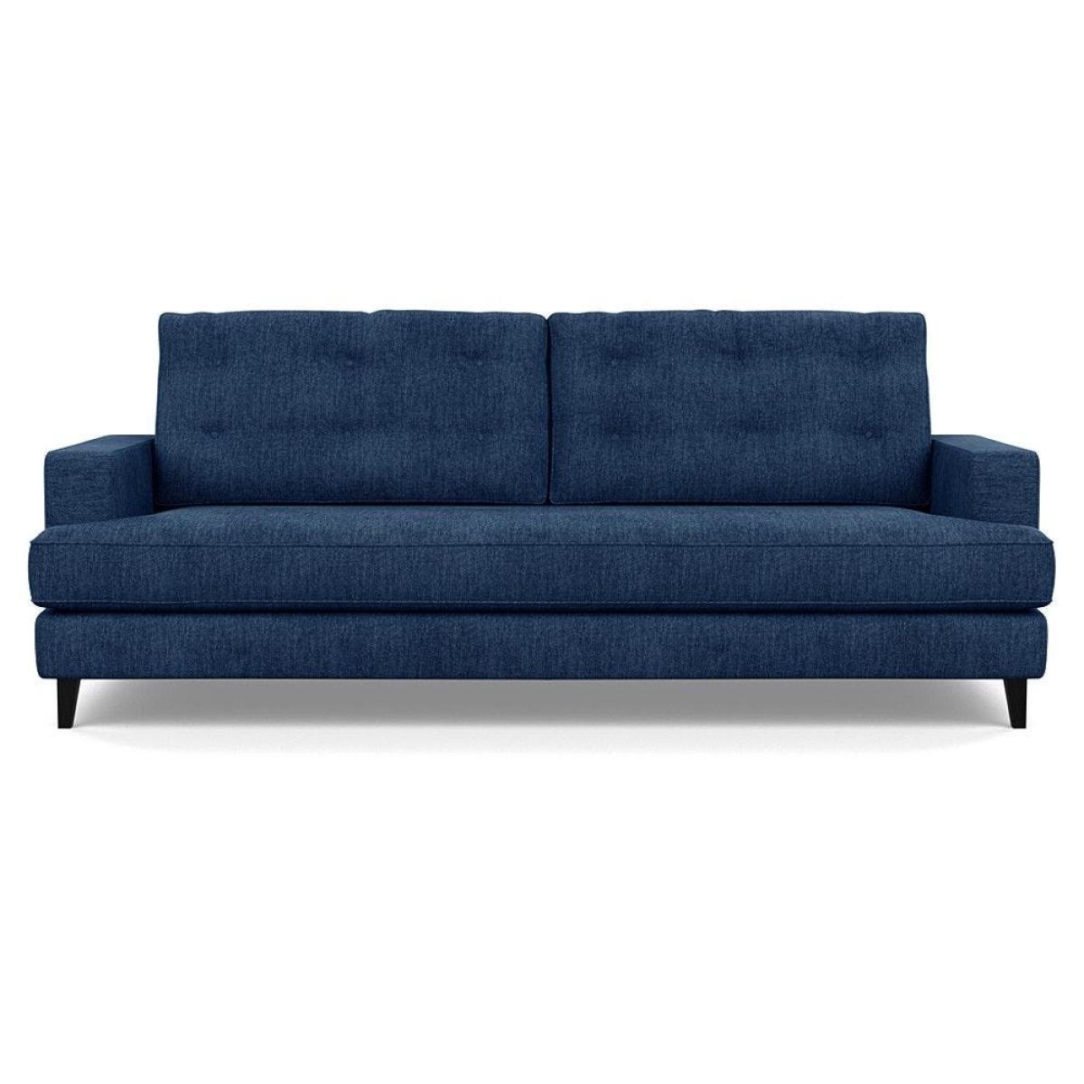 Heal's Mistral 4 Seater Sofa Smart Velvet Jade Black Feet - Heal's UK Furniture – image 35