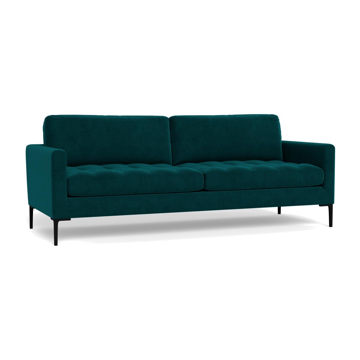 Heal's Eton 4 Seater Sofa Texture Soot Black Feet – image 1