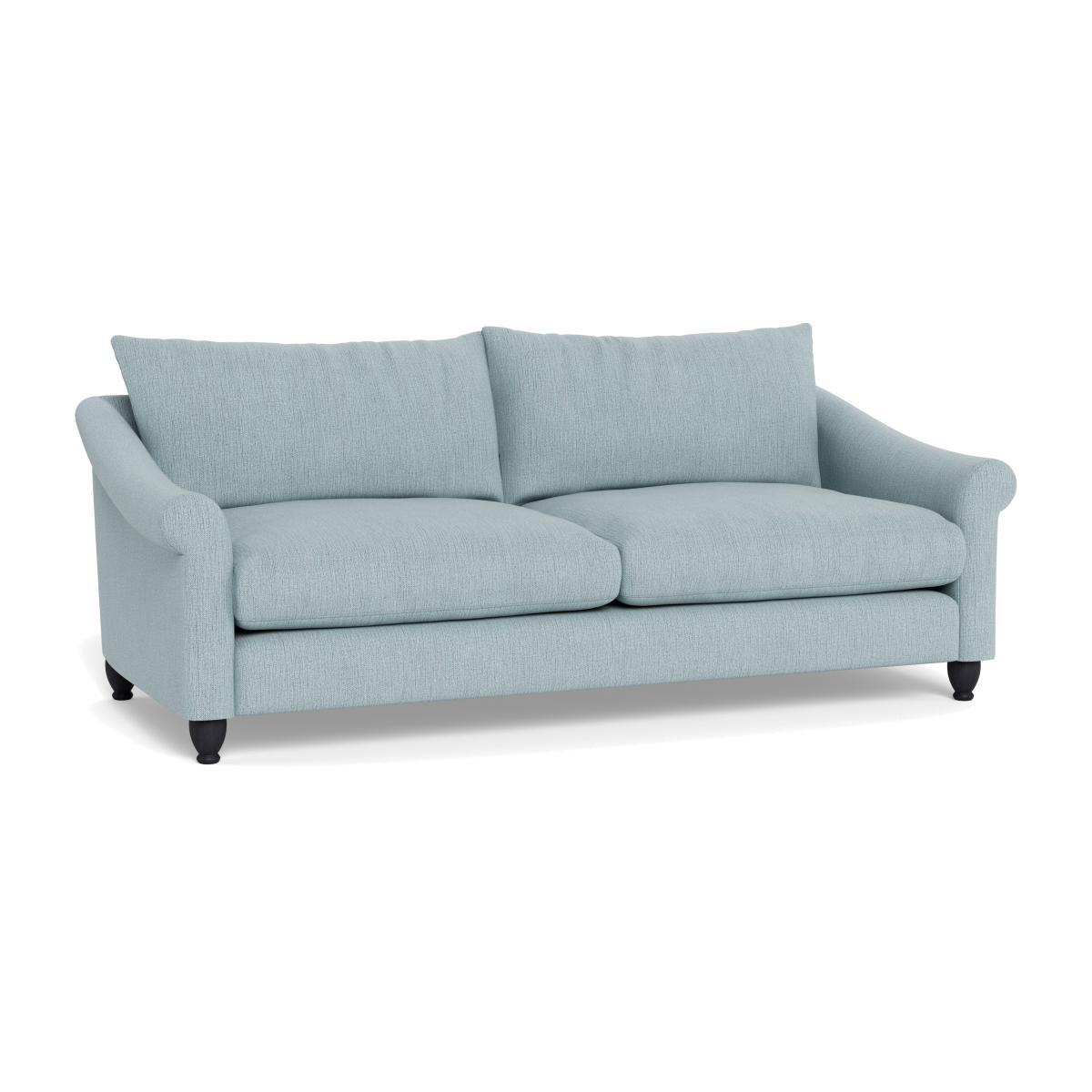 Heal's Devon 4 Seater Smart Linen Mix Duck Egg Natural Ash Feet - Heal's UK Furniture – image 1
