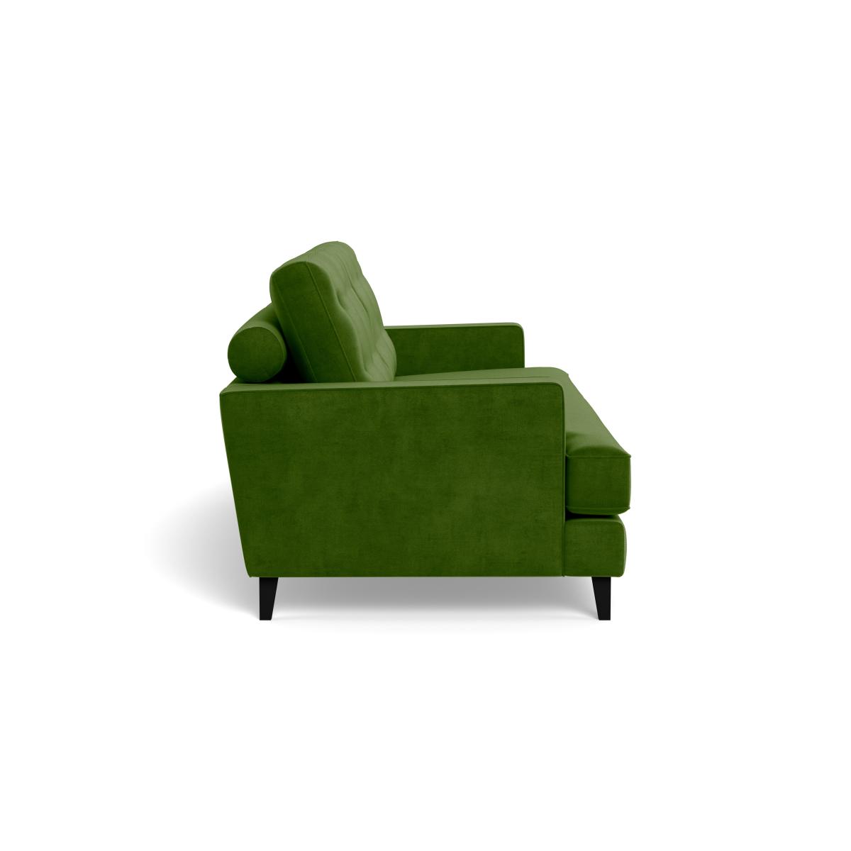 Heal's Mistral 4 Seater Sofa Smart Luxe Velvet Grass Black Feet – image 4