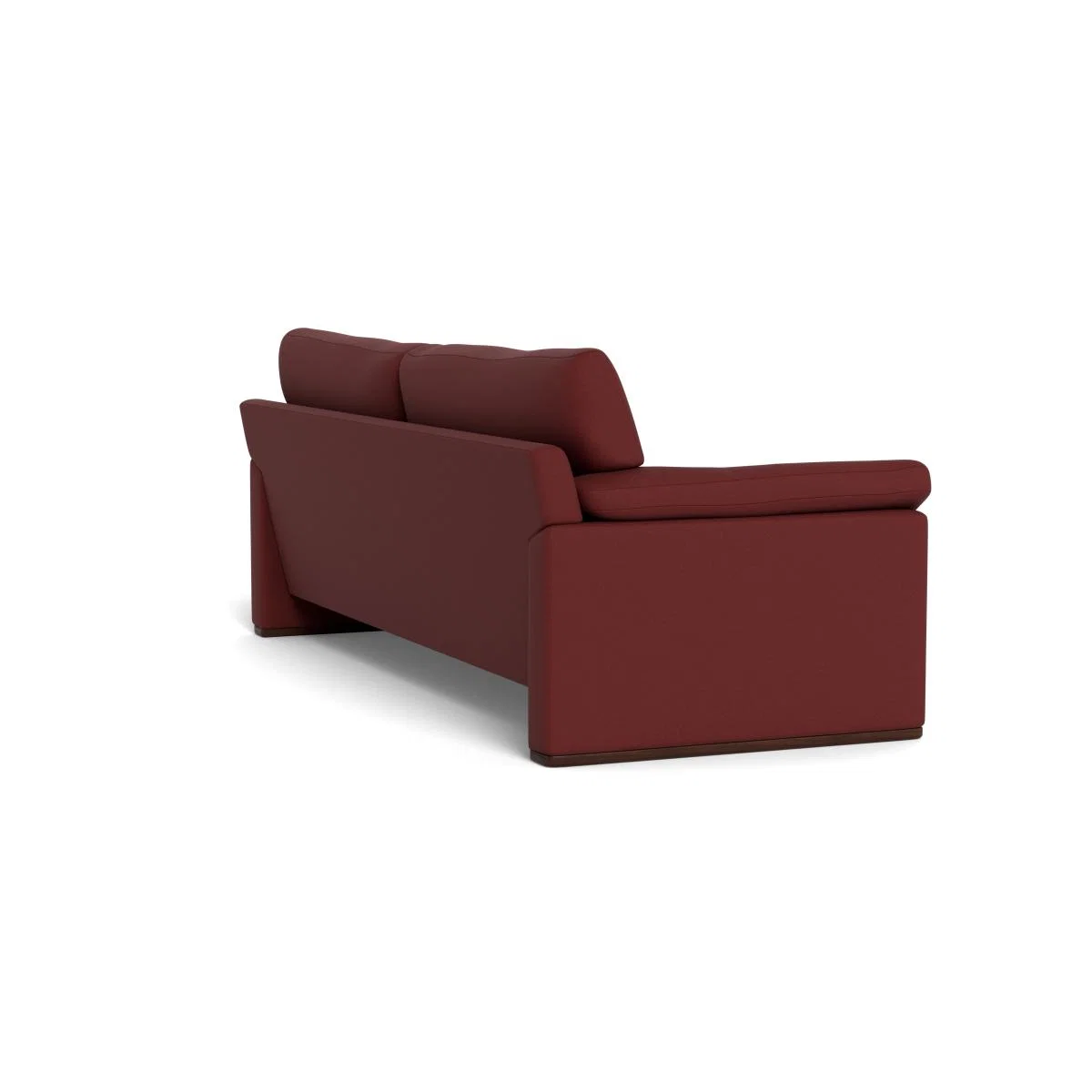 Heal's Paris II 4 Seater Sofa Capelo Linen-Cotton Etruscan Red Natural Feet – image 5