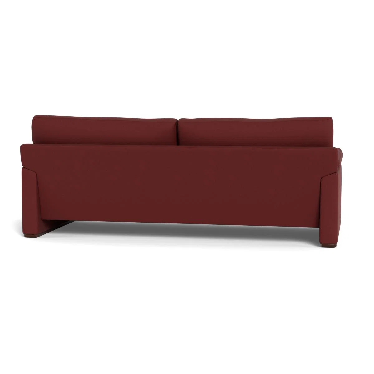 Heal's Paris II 4 Seater Sofa Capelo Linen-Cotton Etruscan Red Natural Feet – image 6