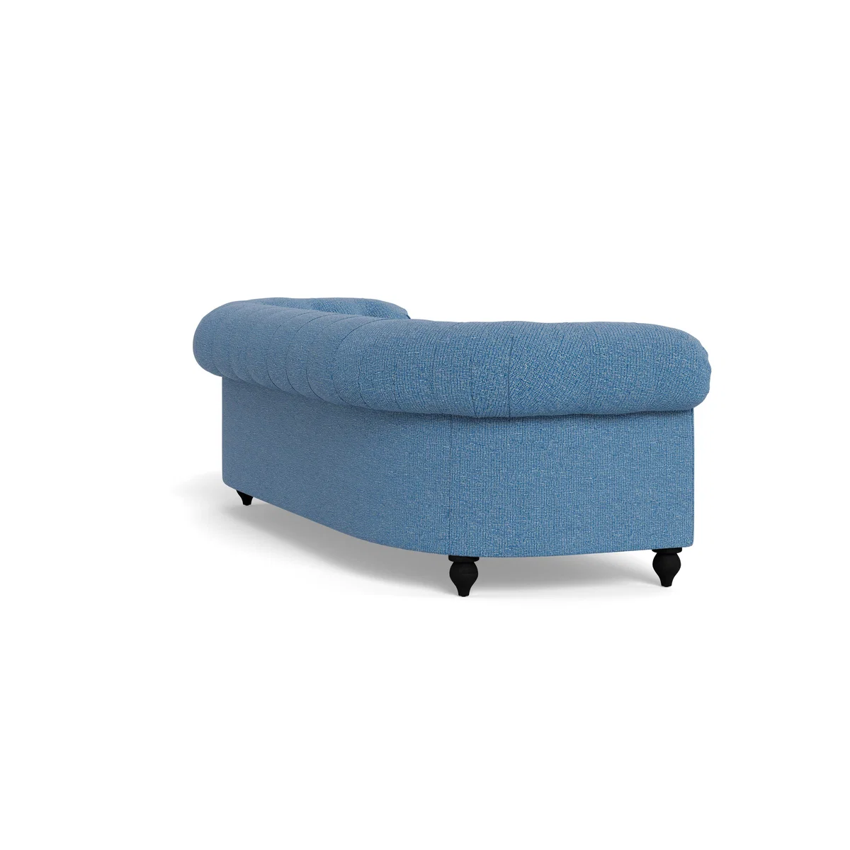 Heal's Fitzrovia 4 Seater Sofa Tejo Recycled Cobalt Stained Oak Feet - Heal's UK Furniture – image 4