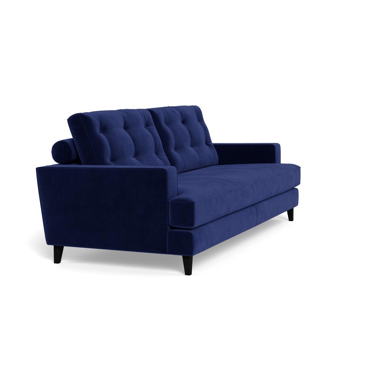 Heal's Mistral 4 Seater Sofa Velvet Midnight Bitter Chocolate Feet - Heal's UK Furniture – image 2