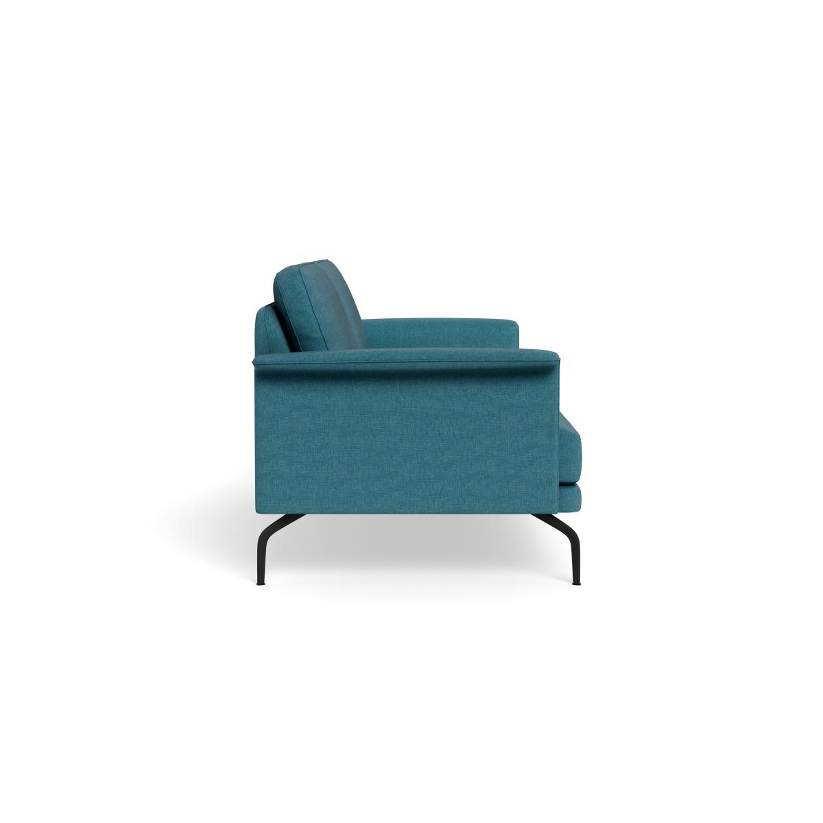 Heal's Iver 4 Seater Sofa Brushed Cotton Cadet Black Feet – image 4