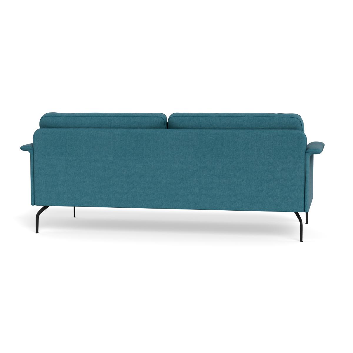 Heal's Iver 4 Seater Sofa Brushed Cotton Cadet Black Feet – image 6