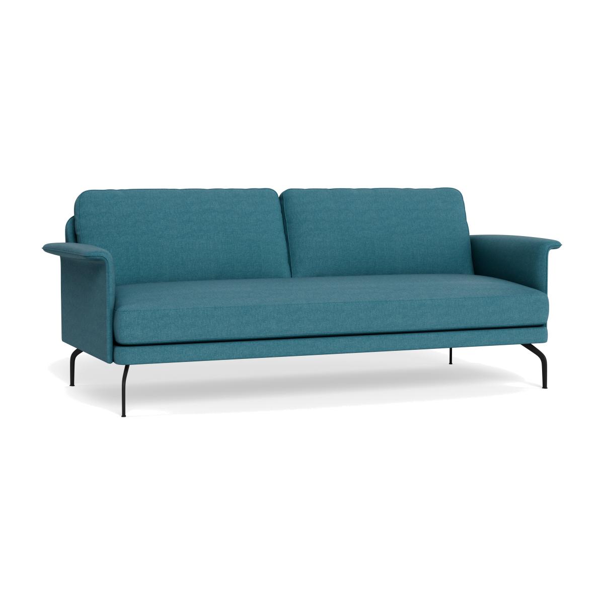 Heal's Iver 4 Seater Sofa Brushed Cotton Cadet Black Feet – image 1