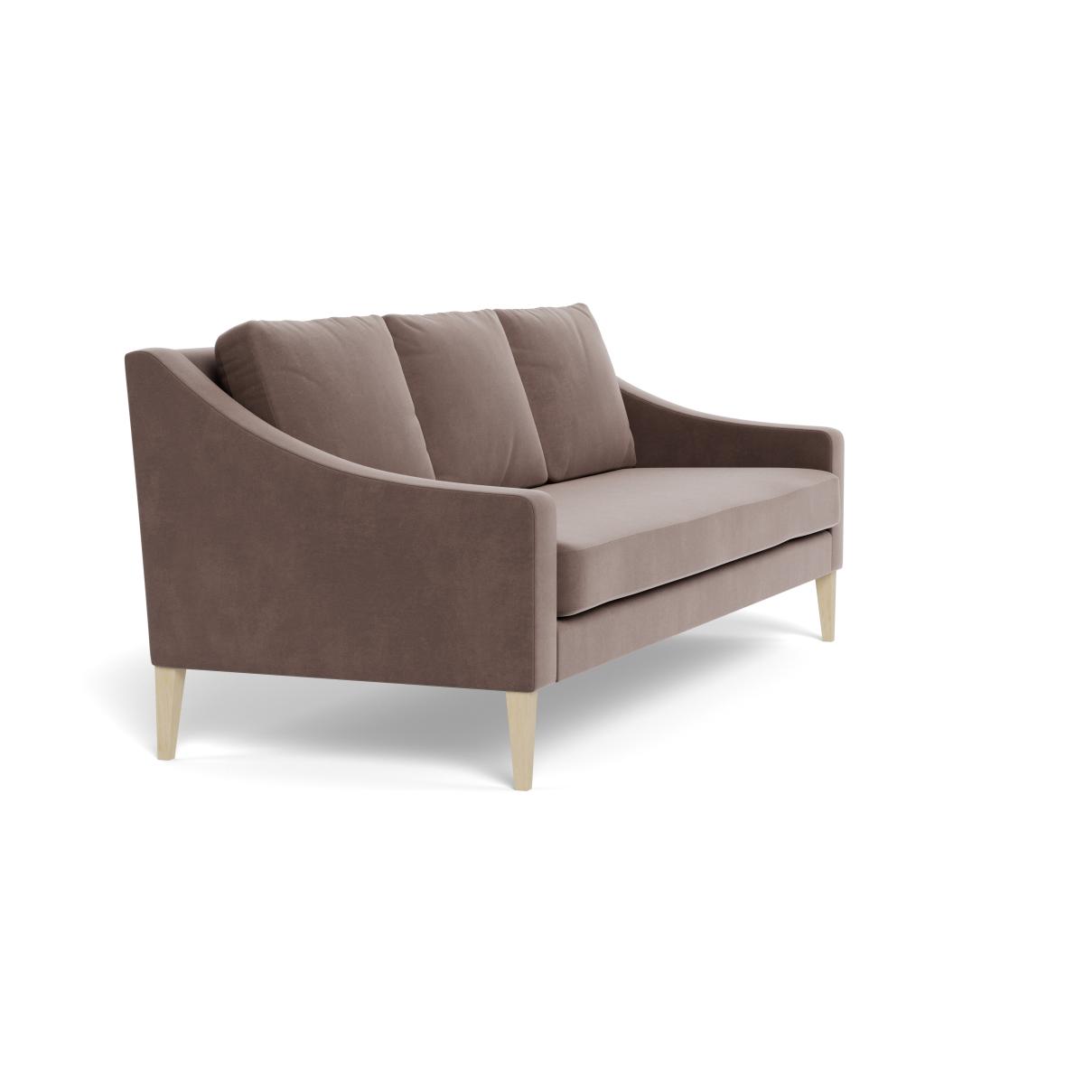 Heal's Richmond 4 Seater Sofa Smart Velvet Mouse Natural Feet – image 3