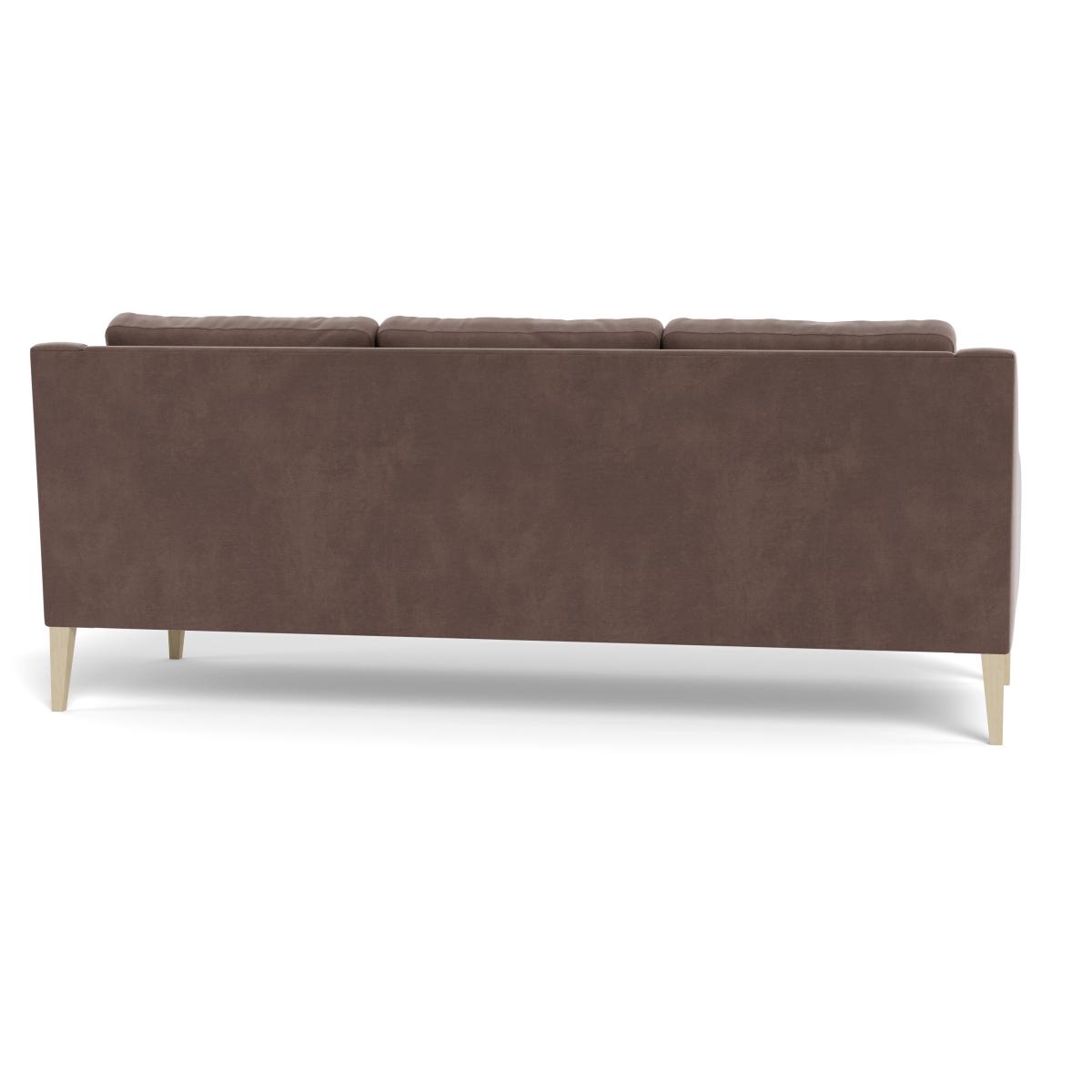 Heal's Richmond 4 Seater Sofa Smart Velvet Mouse Natural Feet – image 6