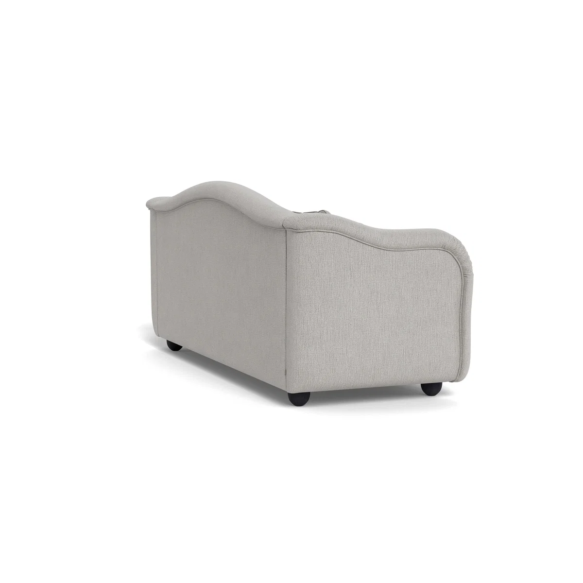 Heal's Tetbury 4 Seater Sofa Smart Linen Mix Silver Black Beech Feet – image 5
