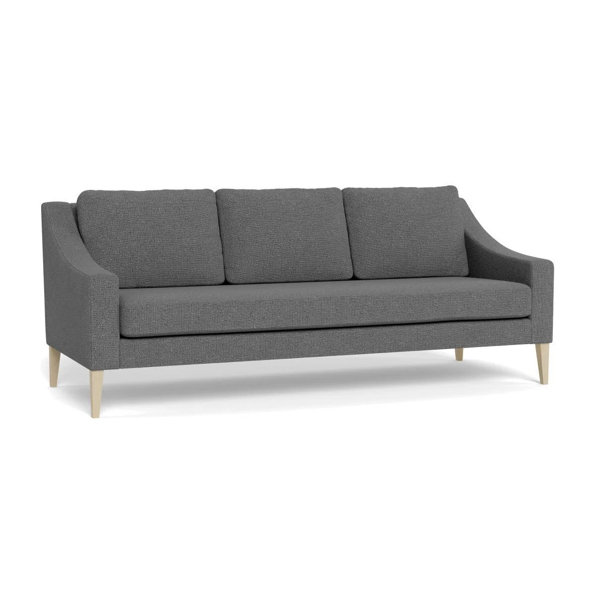 Heal's Richmond 4 Seater Sofa Tejo Recycled Noir Black Feet - Heal's UK Furniture – image 1