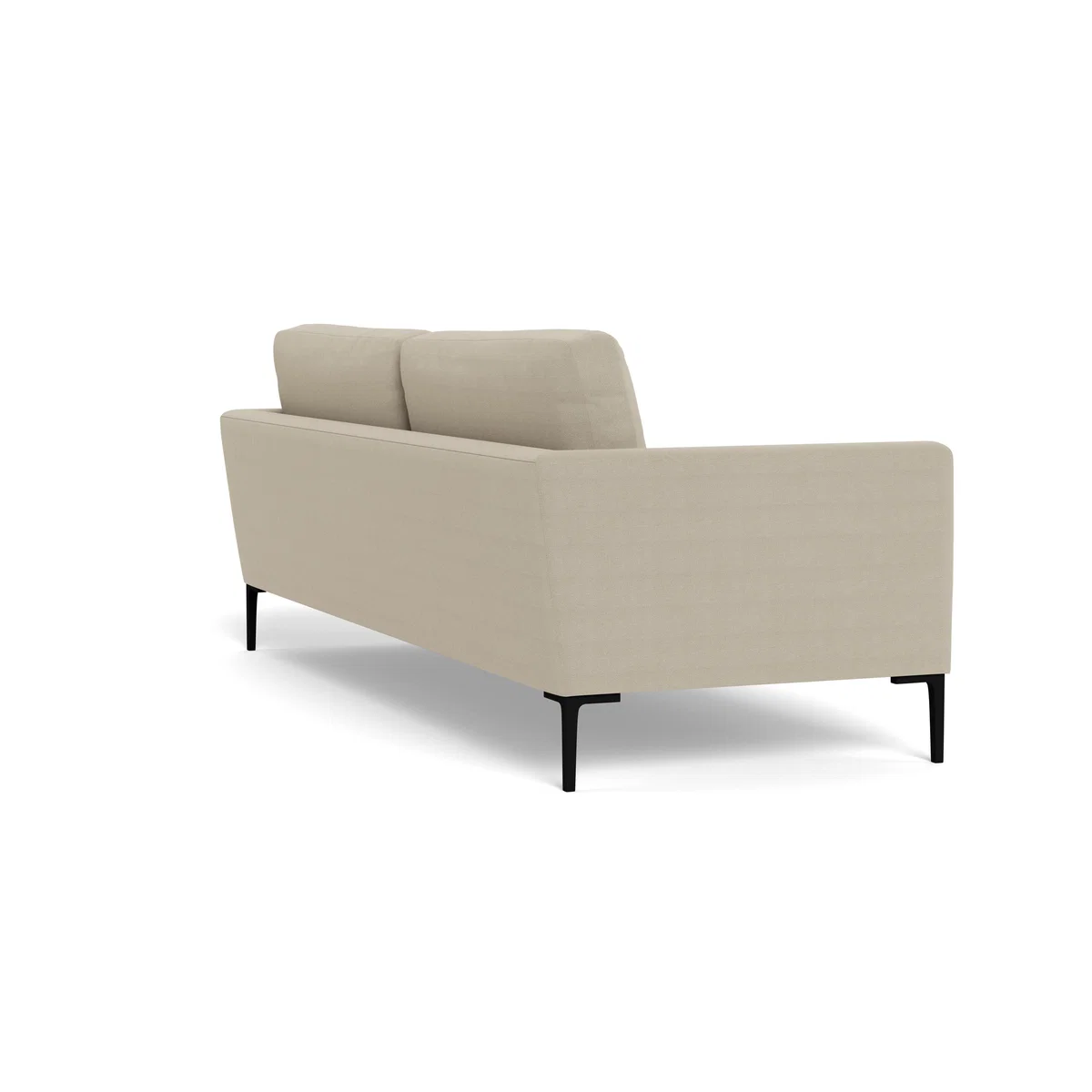 Heal's Eton 4 Seater Sofa Linen Hessian Black Feet - Heal's UK Furniture – image 4