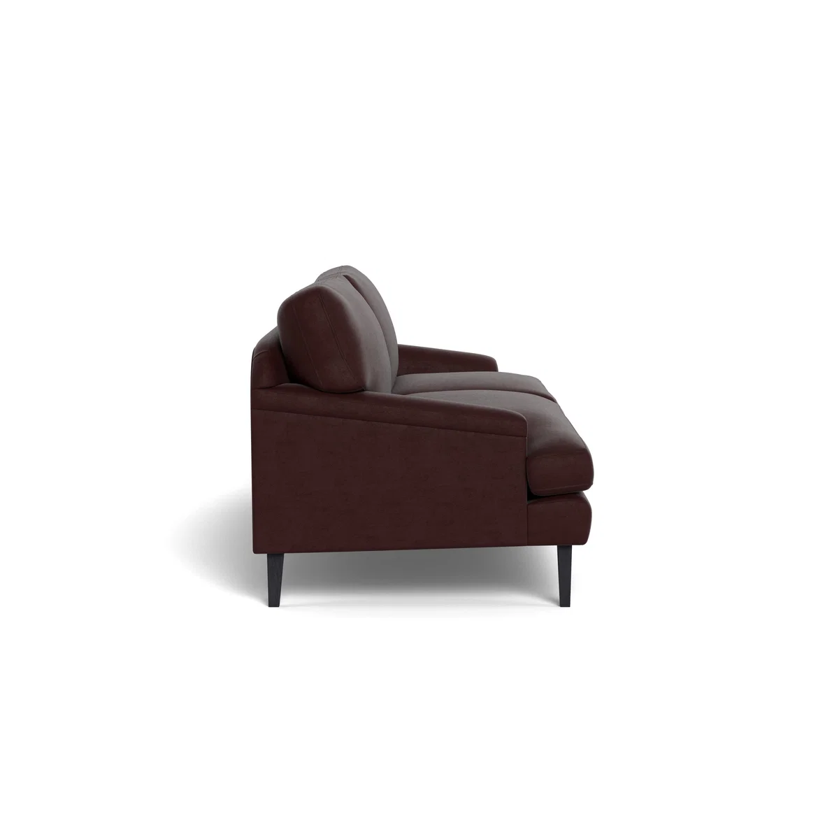 Heal's Stanton 4 Seater Sofa Smart Luxe Velvet Acorn Black Feet – image 4