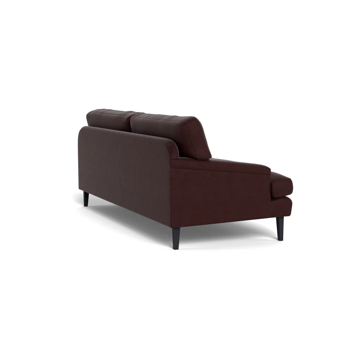 Heal's Stanton 4 Seater Sofa Smart Luxe Velvet Acorn Black Feet – image 5