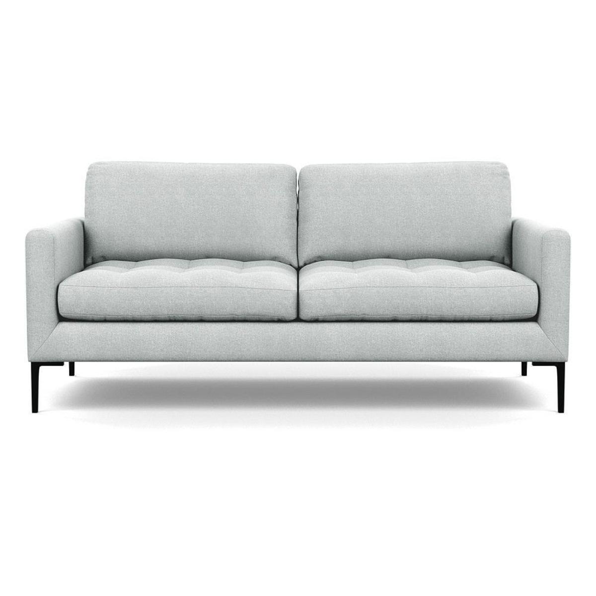 Heal's Eton 4 Seater Sofa Melton Wool Limestone Black Feet - Heal's UK Furniture – image 44