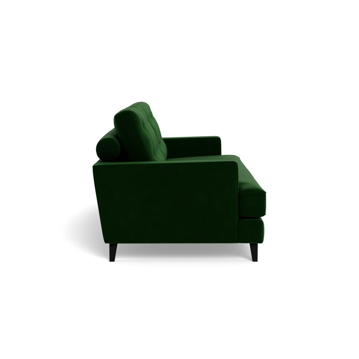 Heal's Mistral 4 Seater Sofa Smart Velvet Forest Black Feet – image 4