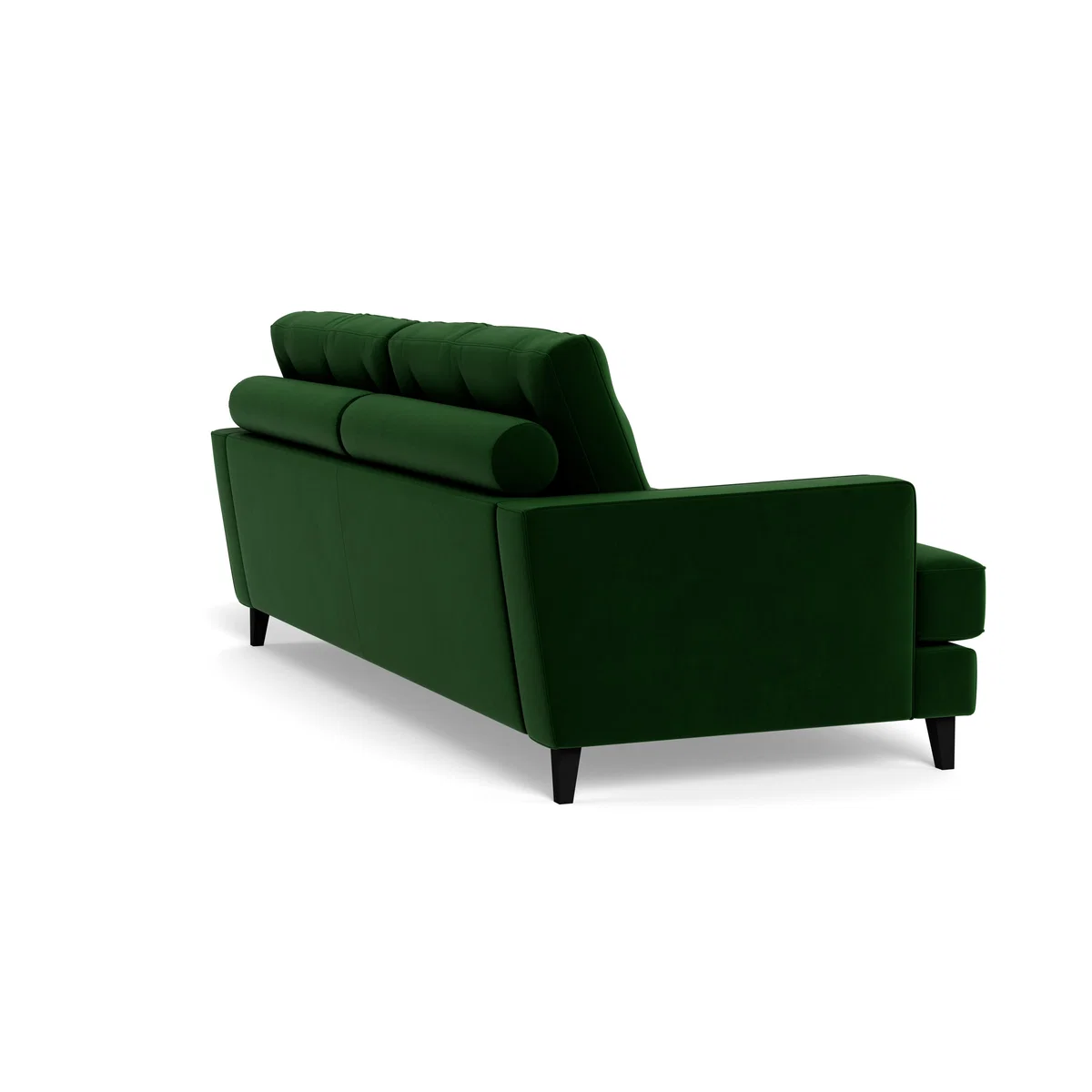 Heal's Mistral 4 Seater Sofa Smart Velvet Forest Black Feet – image 5