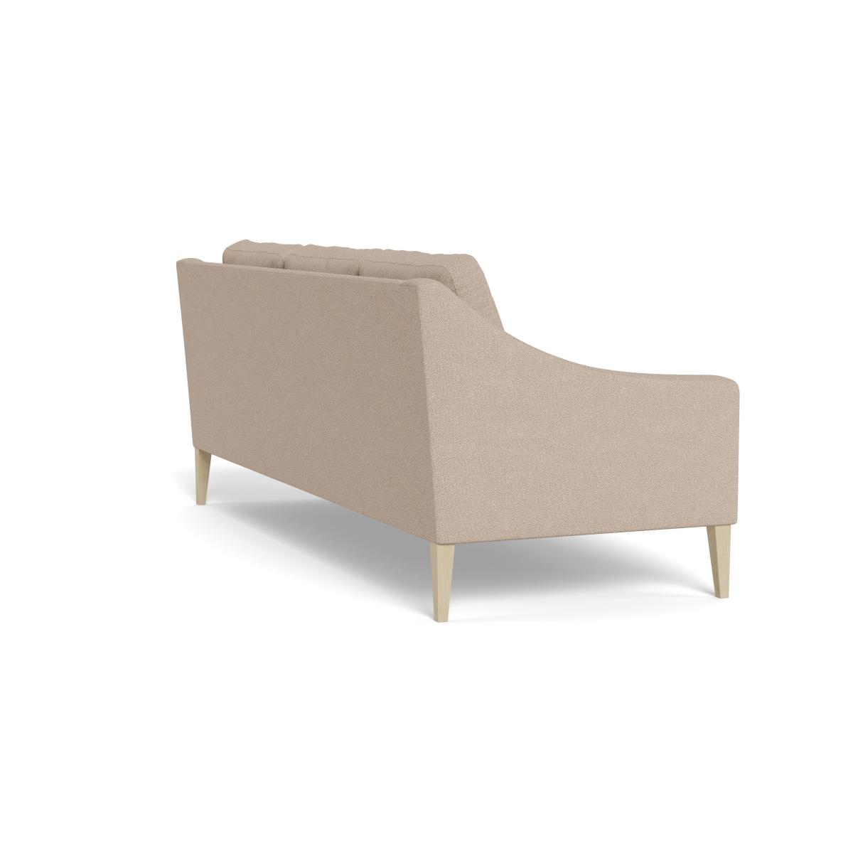 Heal's Richmond 4 Seater Sofa Boucle Tweed Pearl Natural Beech Feet – image 4