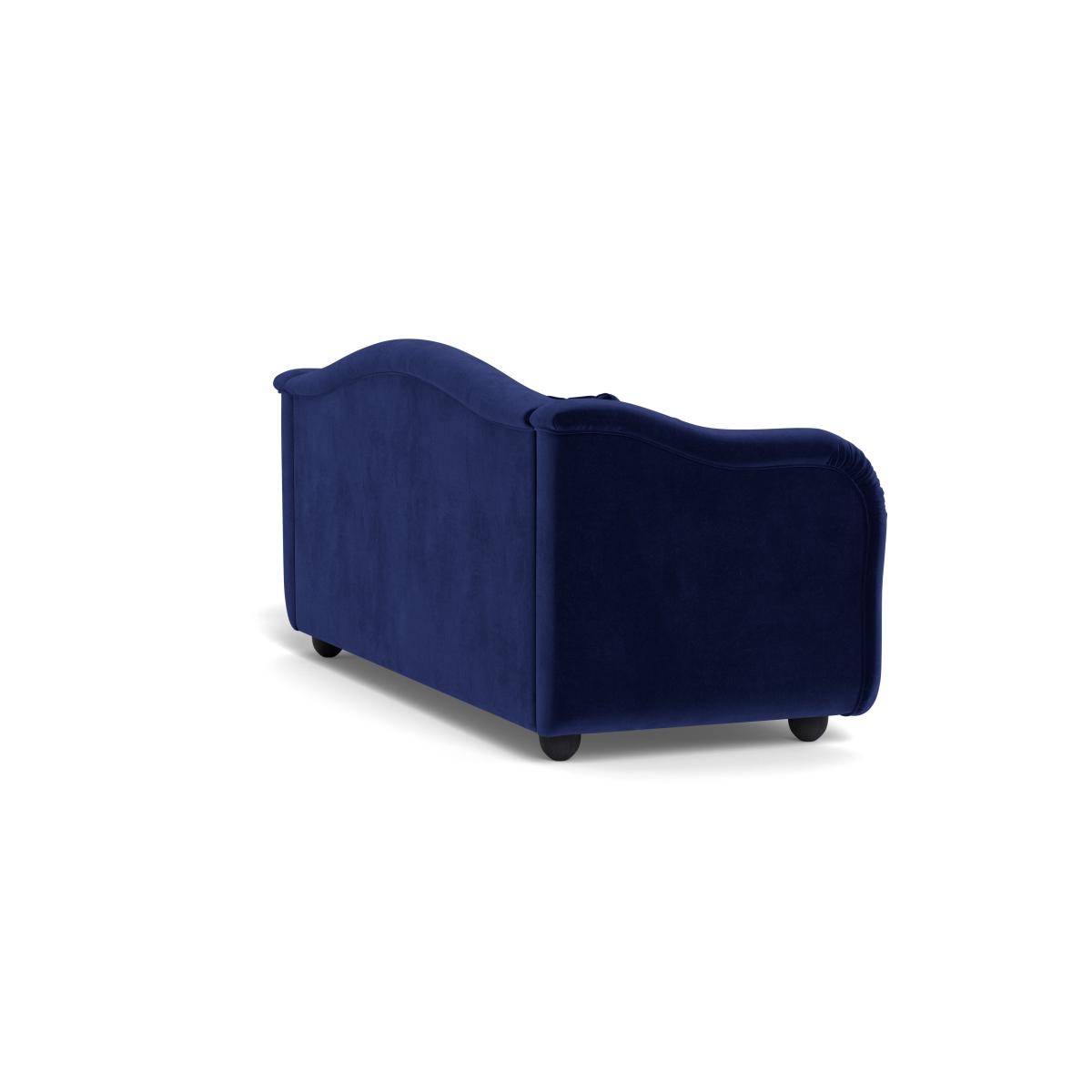 Heal's Tetbury 4 Seater Sofa Smart Luxe Velvet Midnight Black Beech Feet – image 5