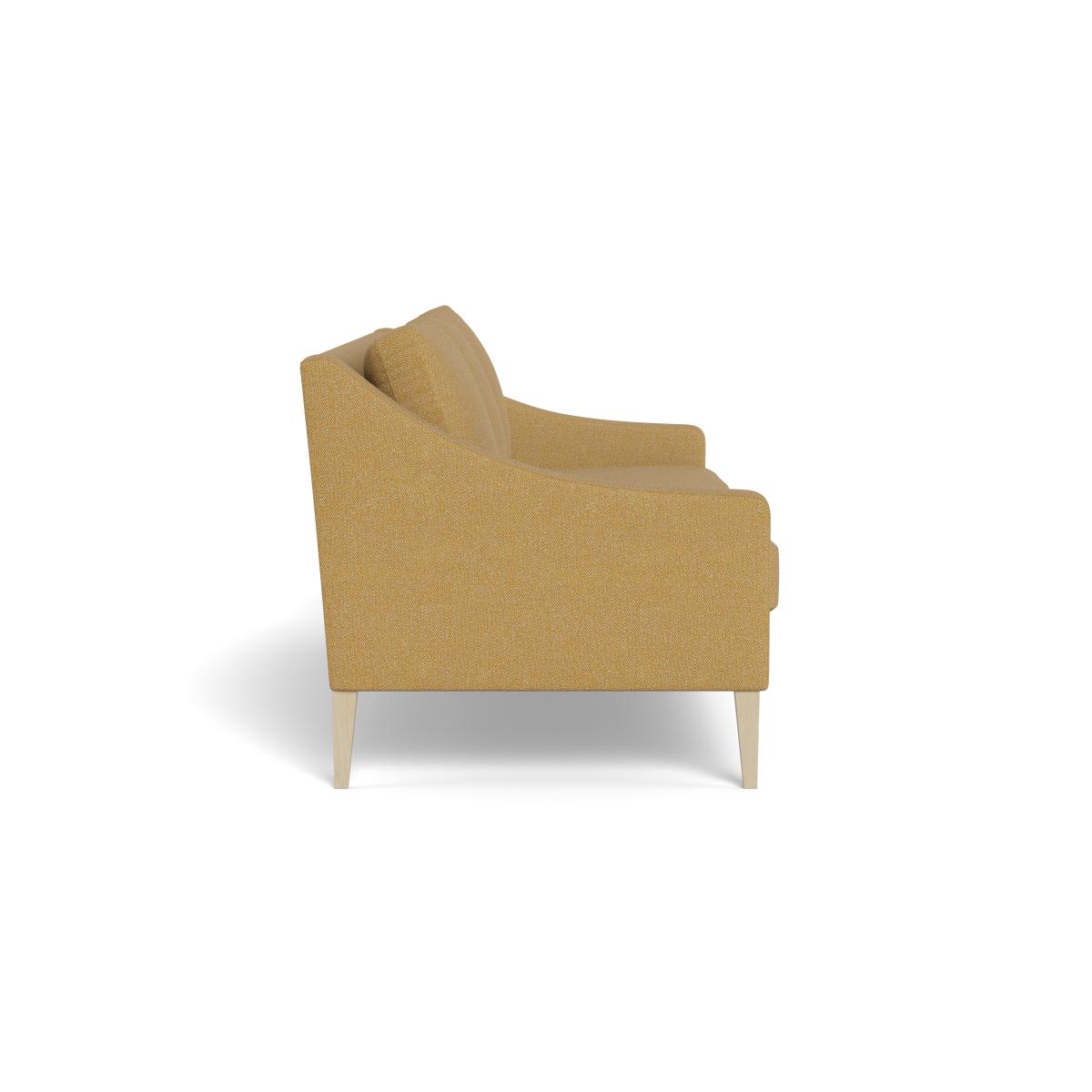 Heal's Richmond 4 Seater Sofa Boucle Tweed Citrine Natural Beech Feet – image 3