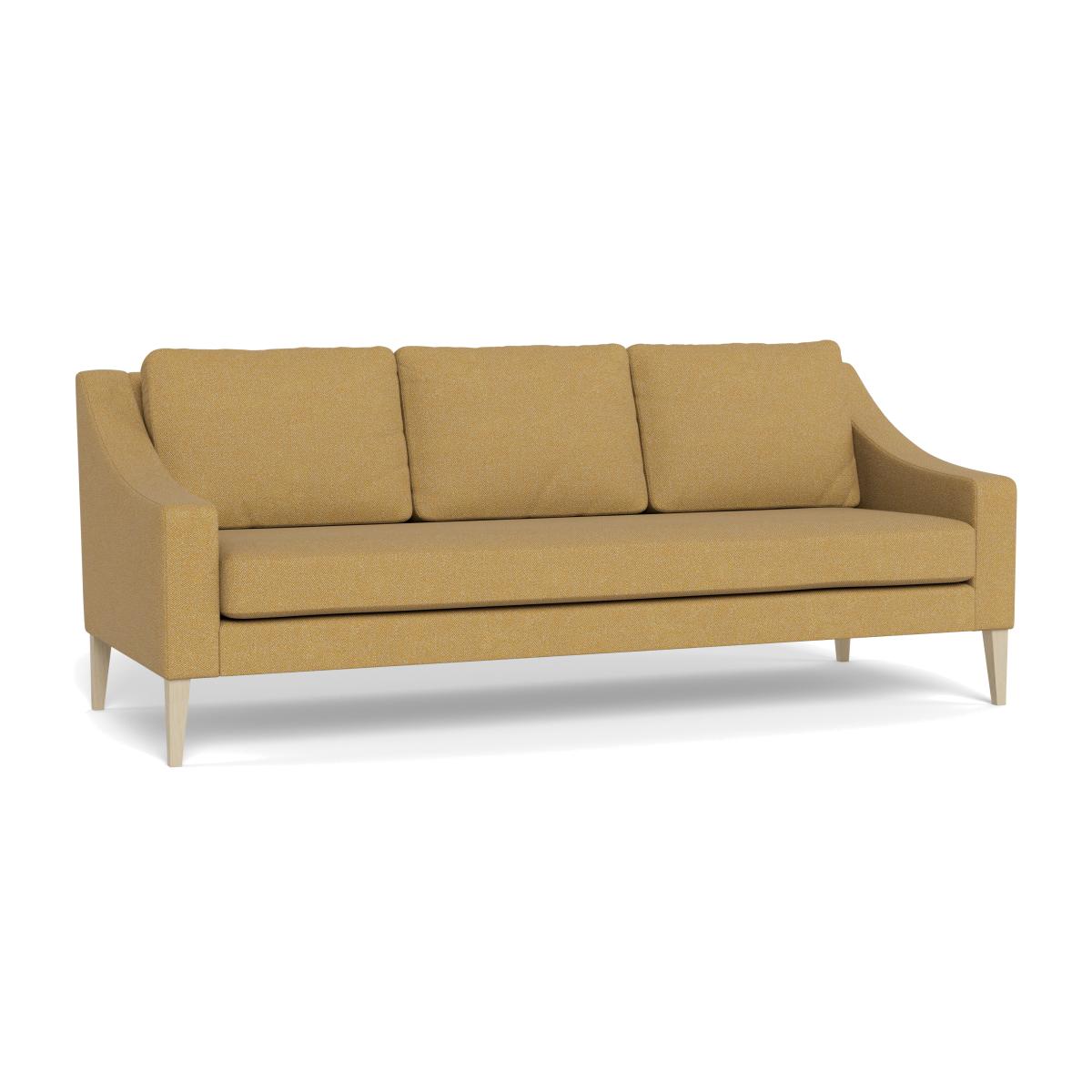 Heal's Richmond 4 Seater Sofa Boucle Tweed Citrine Natural Beech Feet – image 1