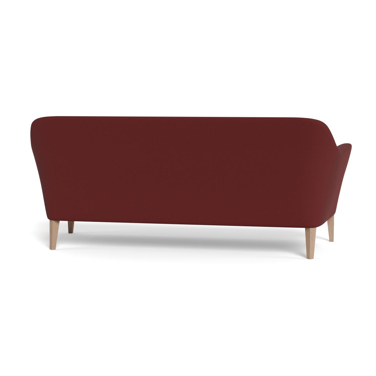 Heal's Wallis 4 Seater Sofa Capelo Linen-Cotton Etruscan Red Black Painted Oak Feet – image 6