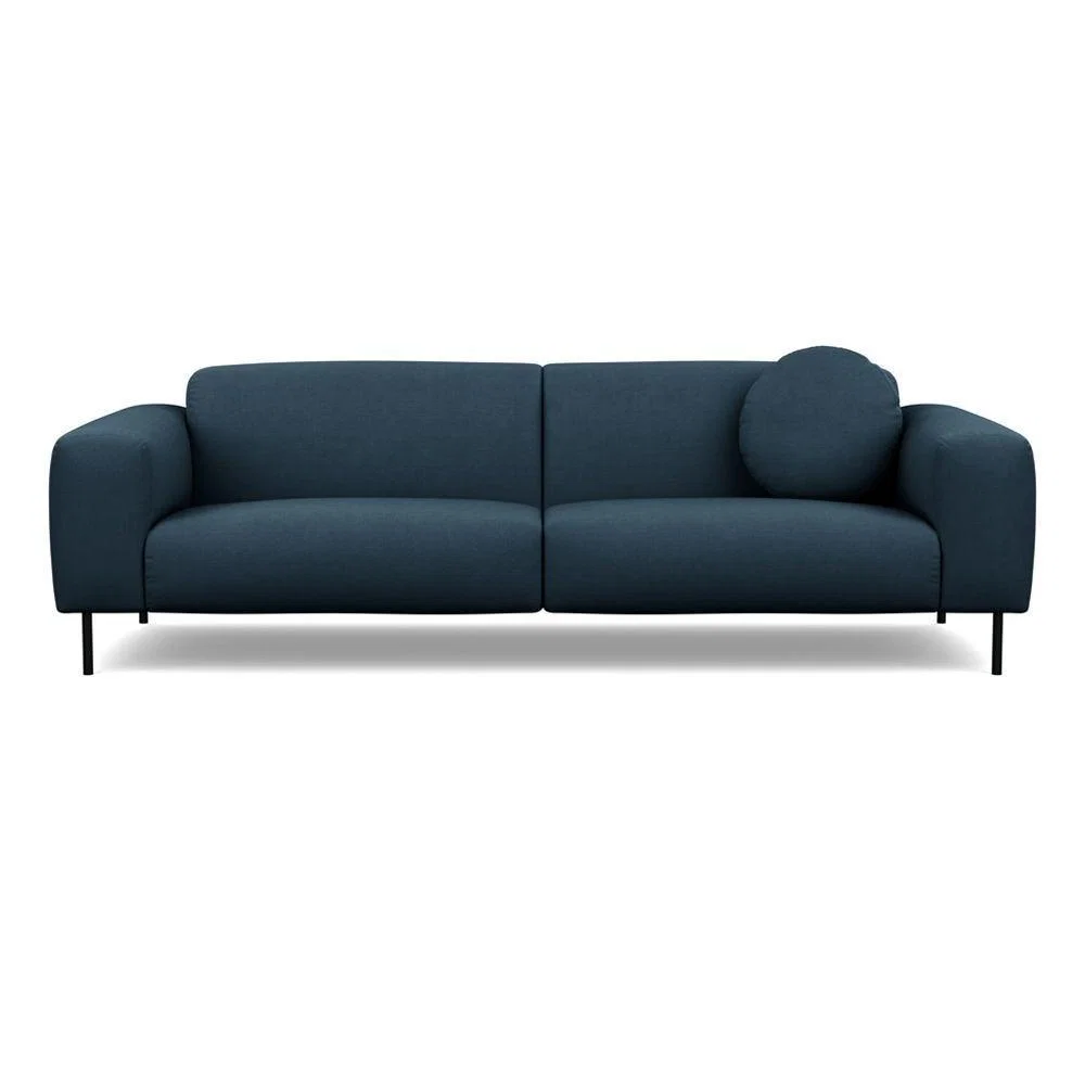Heal's Luna 4 Seater Sofa Luxury Leather Coco Black Feet - Heal's UK Furniture – image 7