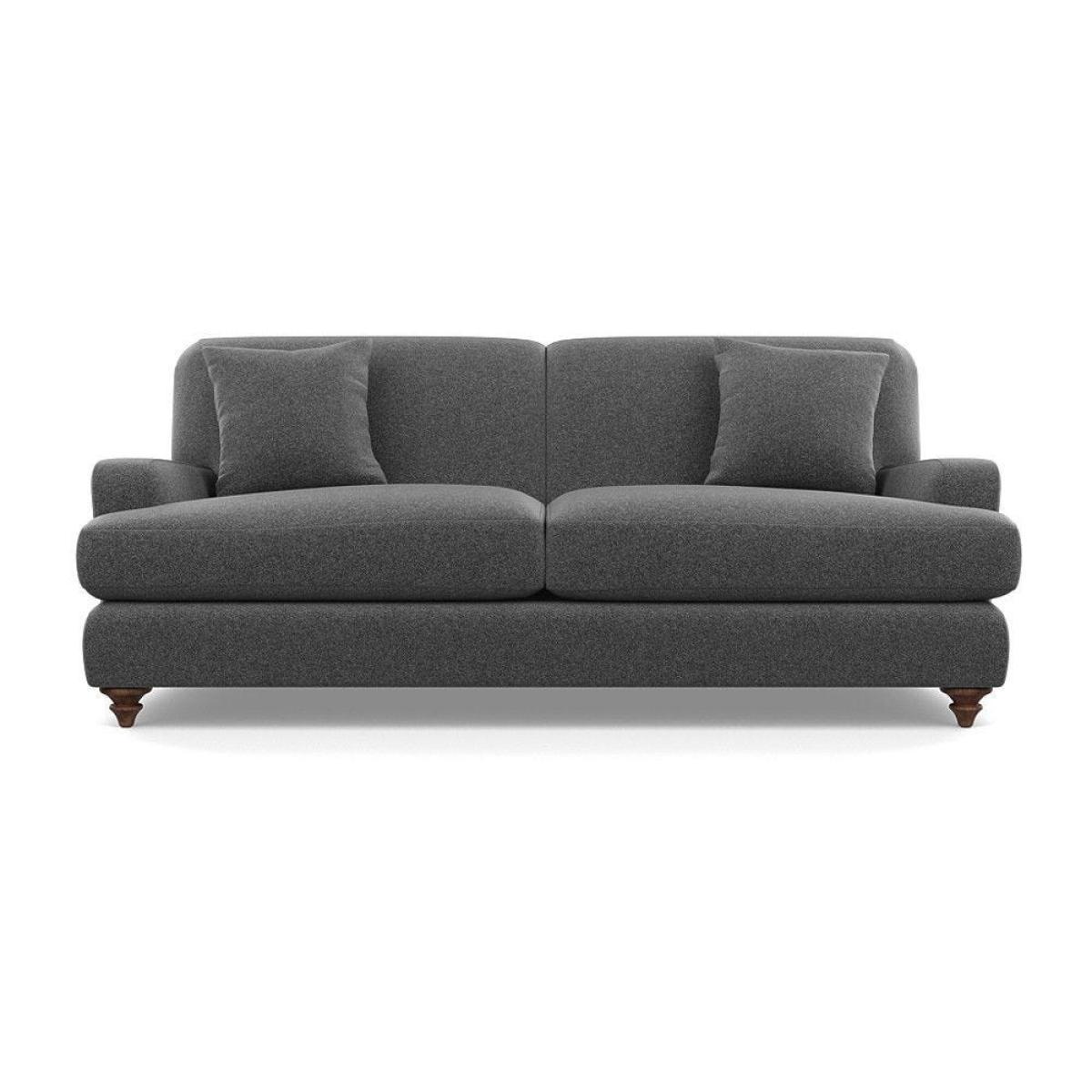 Heal's Hampstead 4 Seater Sofa Broad Weave Pebble Chestnut Stain Feet - Heal's UK Furniture – image 18