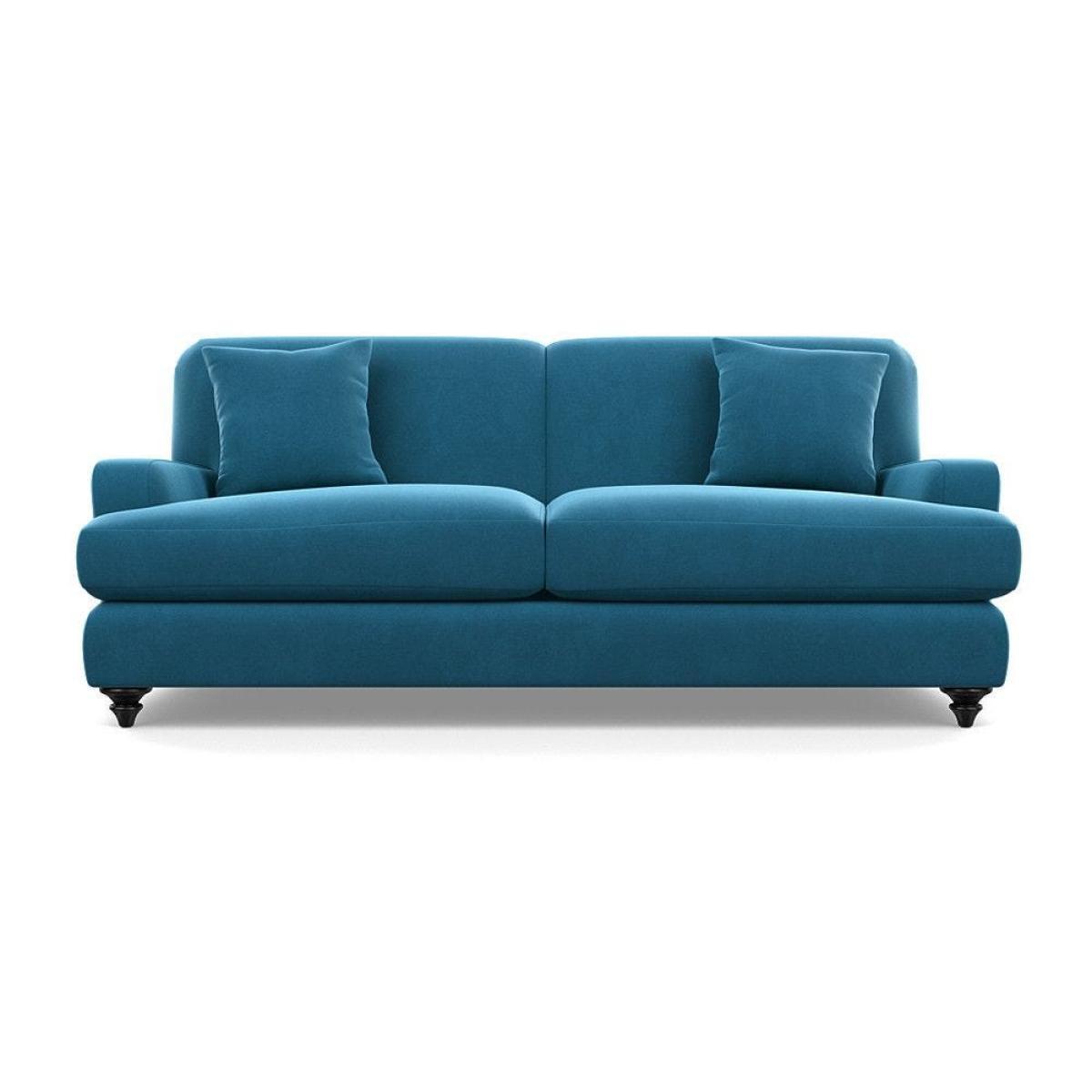 Heal's Hampstead 4 Seater Sofa Broad Weave Pebble Chestnut Stain Feet - Heal's UK Furniture – image 21