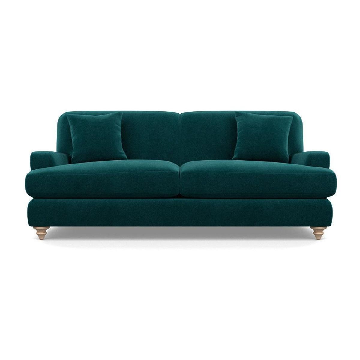 Heal's Hampstead 4 Seater Sofa Broad Weave Pebble Chestnut Stain Feet - Heal's UK Furniture – image 22