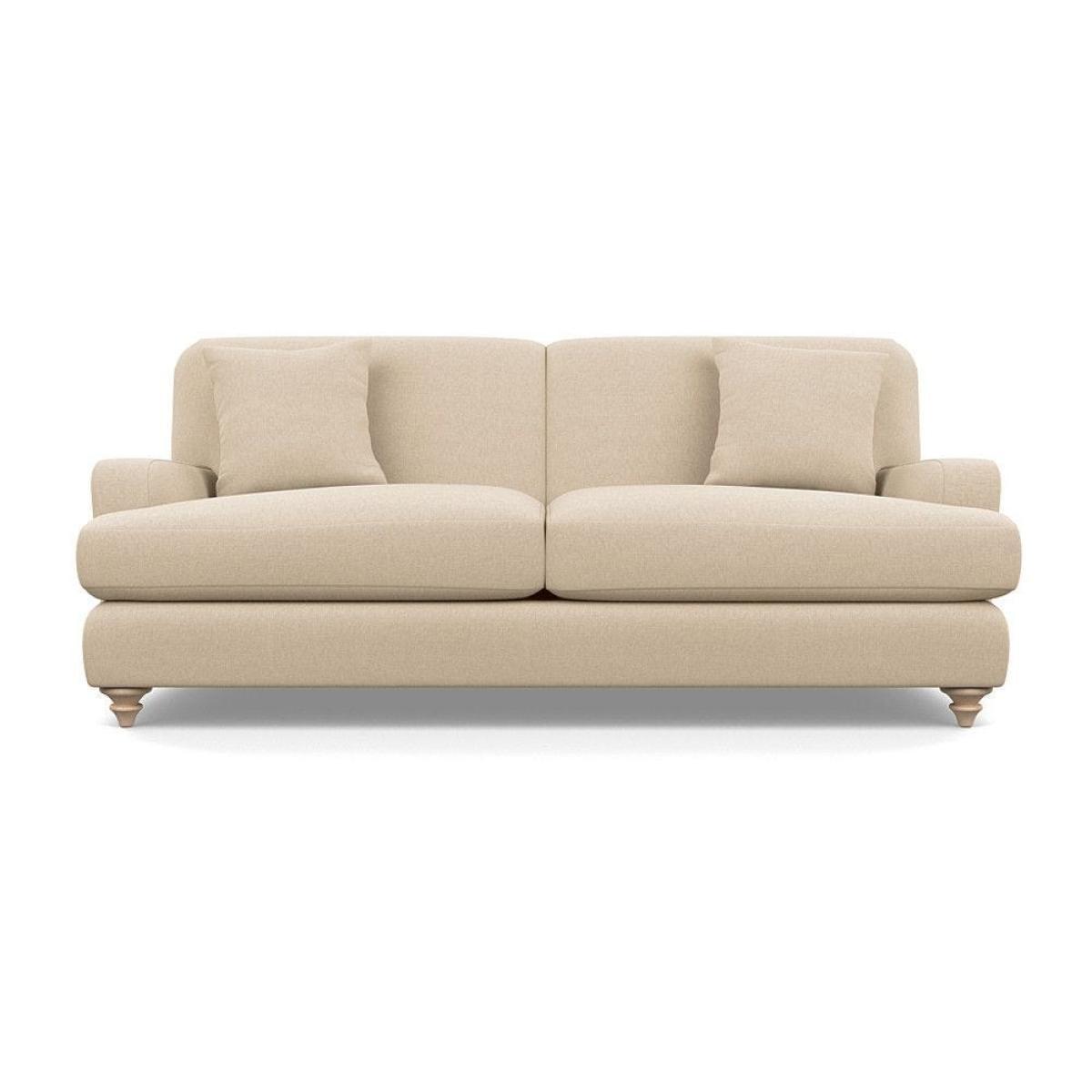Heal's Hampstead 4 Seater Sofa Broad Weave Pebble Chestnut Stain Feet - Heal's UK Furniture – image 24