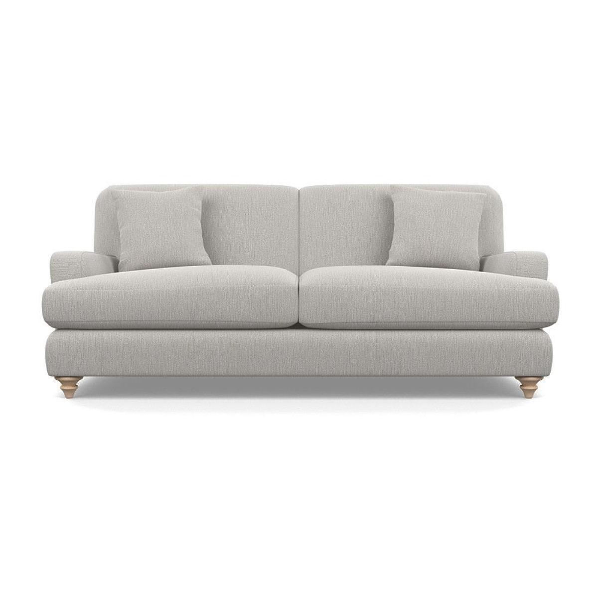 Heal's Hampstead 4 Seater Sofa Broad Weave Pebble Chestnut Stain Feet - Heal's UK Furniture – image 26