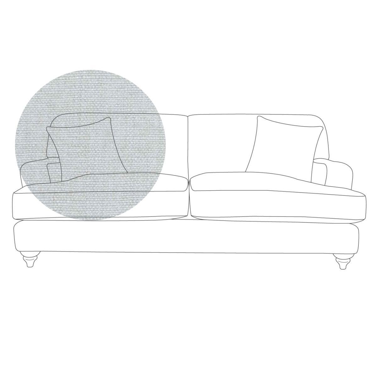 Heal's Hampstead 4 Seater Sofa Broad Weave Pebble Chestnut Stain Feet - Heal's UK Furniture – image 37