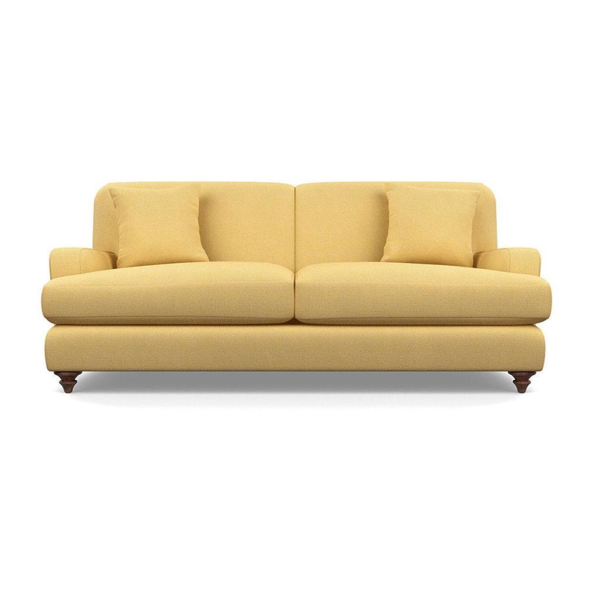 Heal's Hampstead 4 Seater Sofa Broad Weave Pebble Chestnut Stain Feet - Heal's UK Furniture – image 38