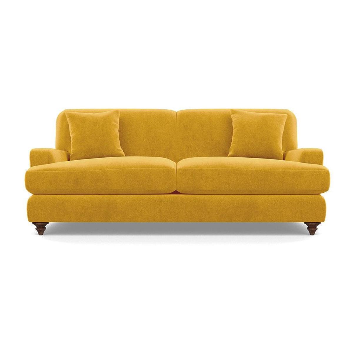 Heal's Hampstead 4 Seater Sofa Broad Weave Pebble Chestnut Stain Feet - Heal's UK Furniture – image 40