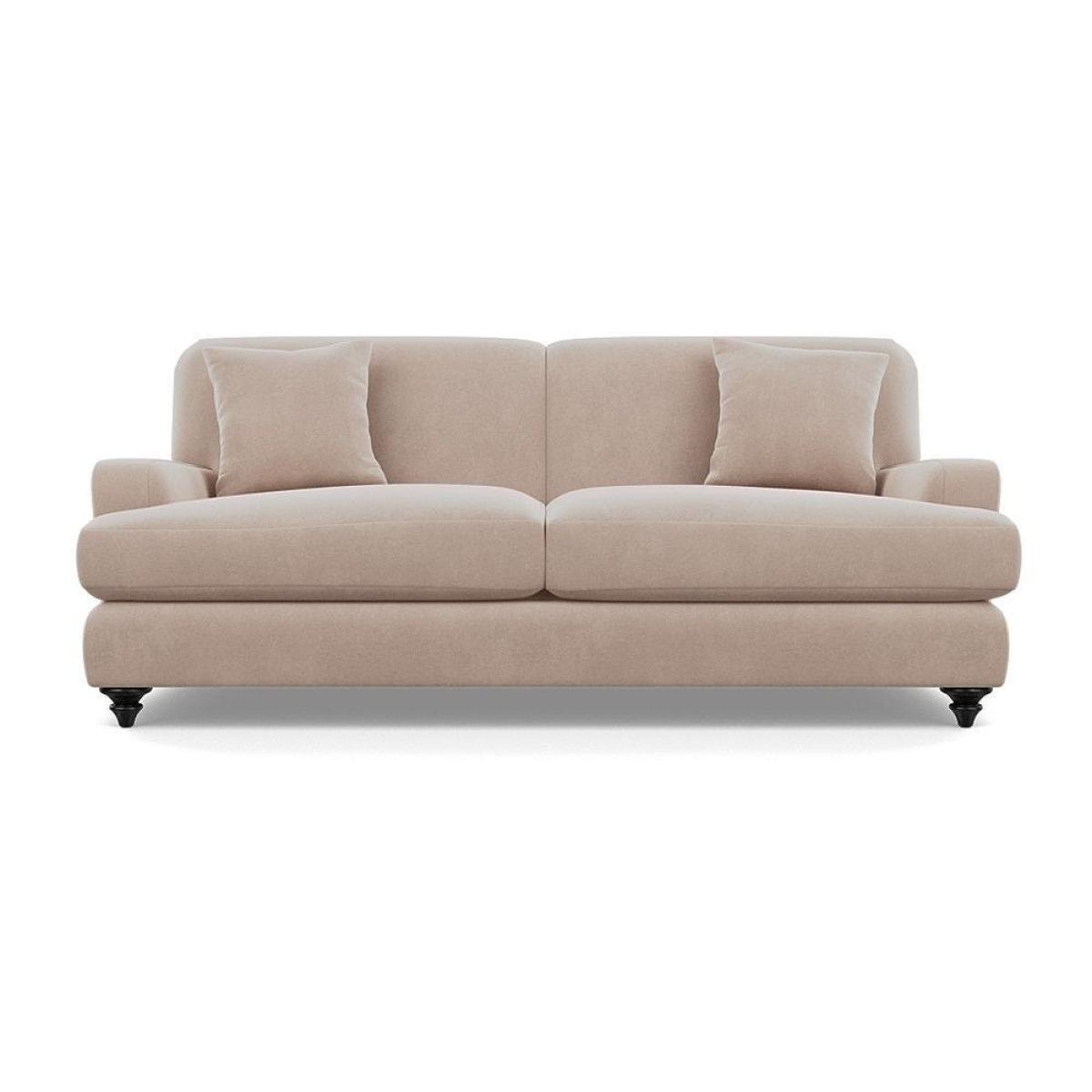 Heal's Hampstead 4 Seater Sofa Broad Weave Pebble Chestnut Stain Feet - Heal's UK Furniture – image 45