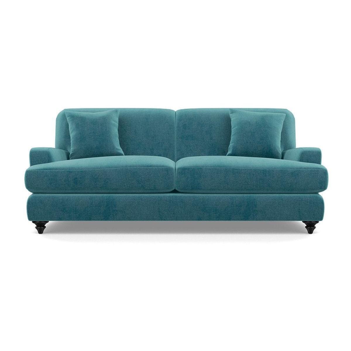 Heal's Hampstead 4 Seater Sofa Broad Weave Pebble Chestnut Stain Feet - Heal's UK Furniture – image 49
