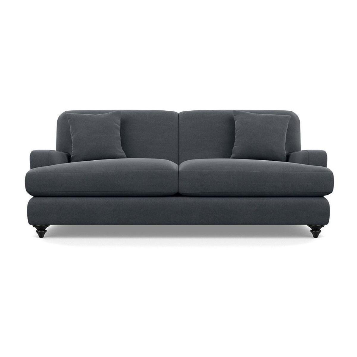 Heal's Hampstead 4 Seater Sofa Broad Weave Pebble Chestnut Stain Feet - Heal's UK Furniture – image 6