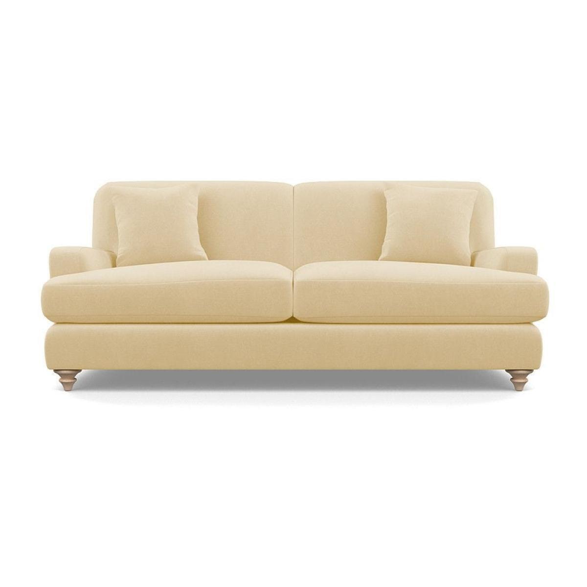 Heal's Hampstead 4 Seater Sofa Broad Weave Pebble Chestnut Stain Feet - Heal's UK Furniture – image 52