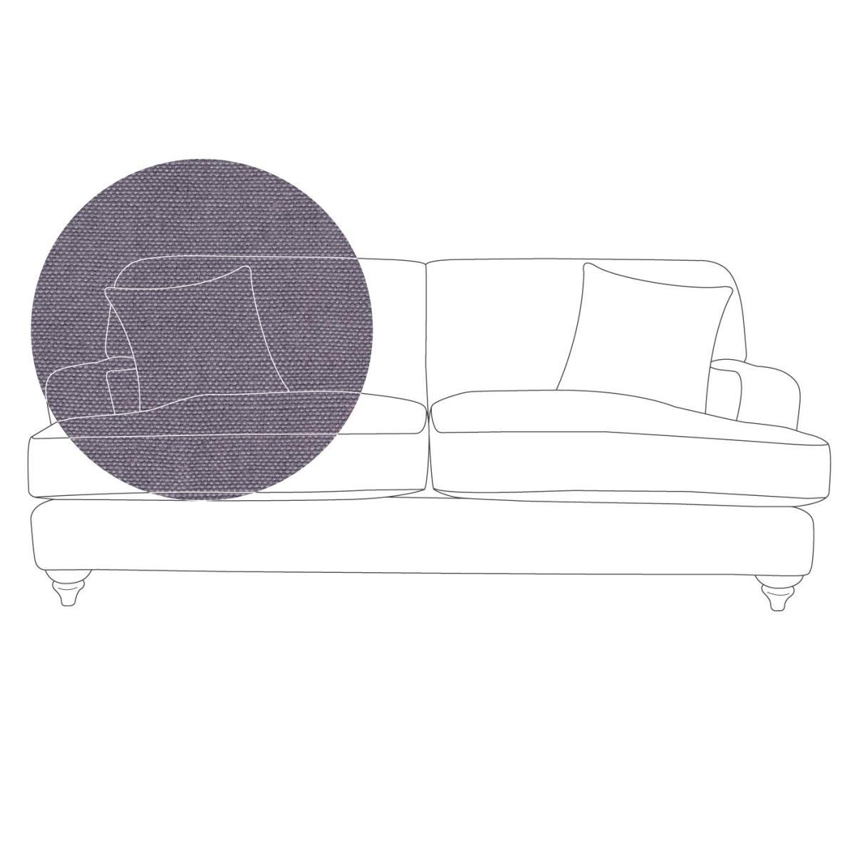 Heal's Hampstead 4 Seater Sofa Broad Weave Pebble Chestnut Stain Feet - Heal's UK Furniture – image 57