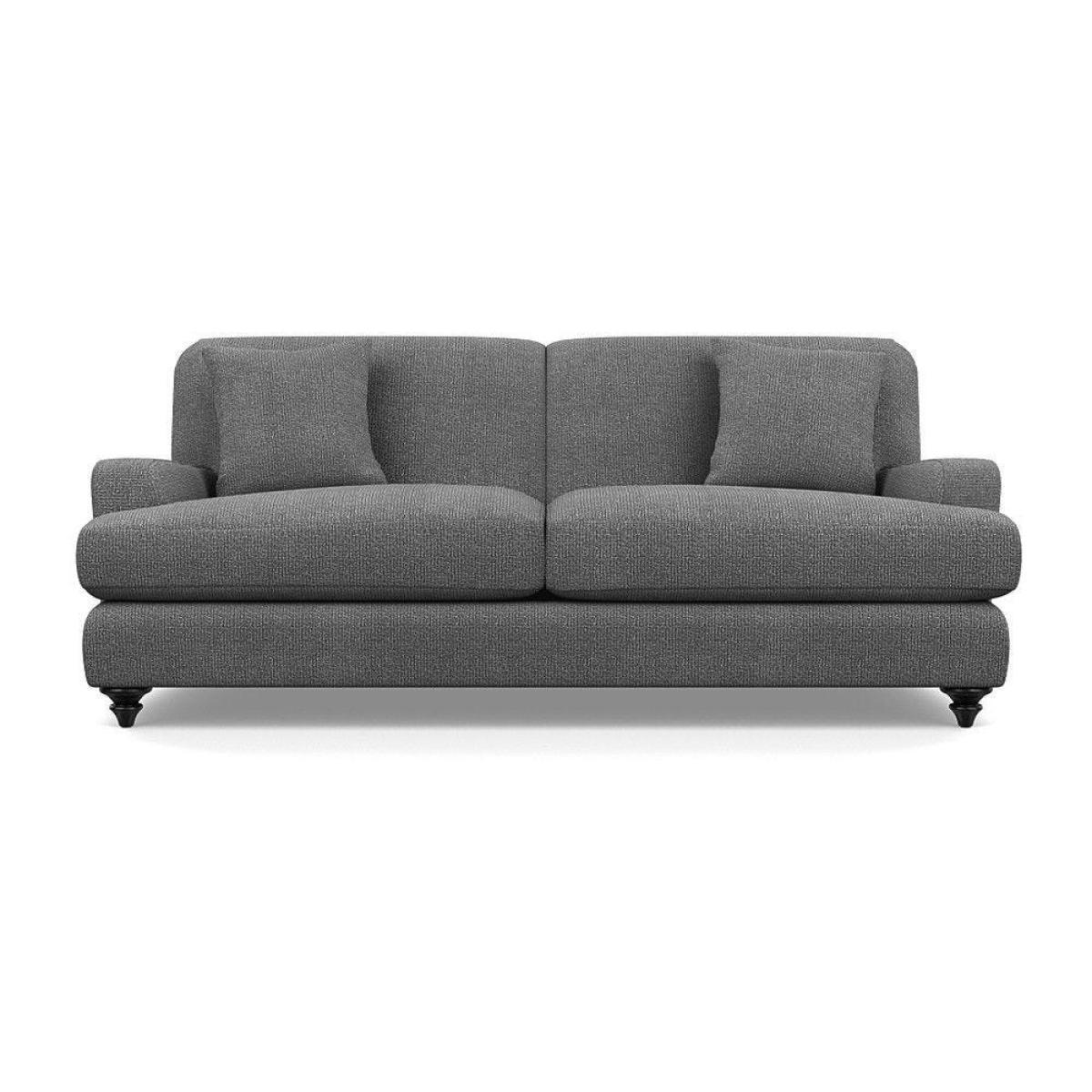 Heal's Hampstead 4 Seater Sofa Broad Weave Pebble Chestnut Stain Feet - Heal's UK Furniture – image 7