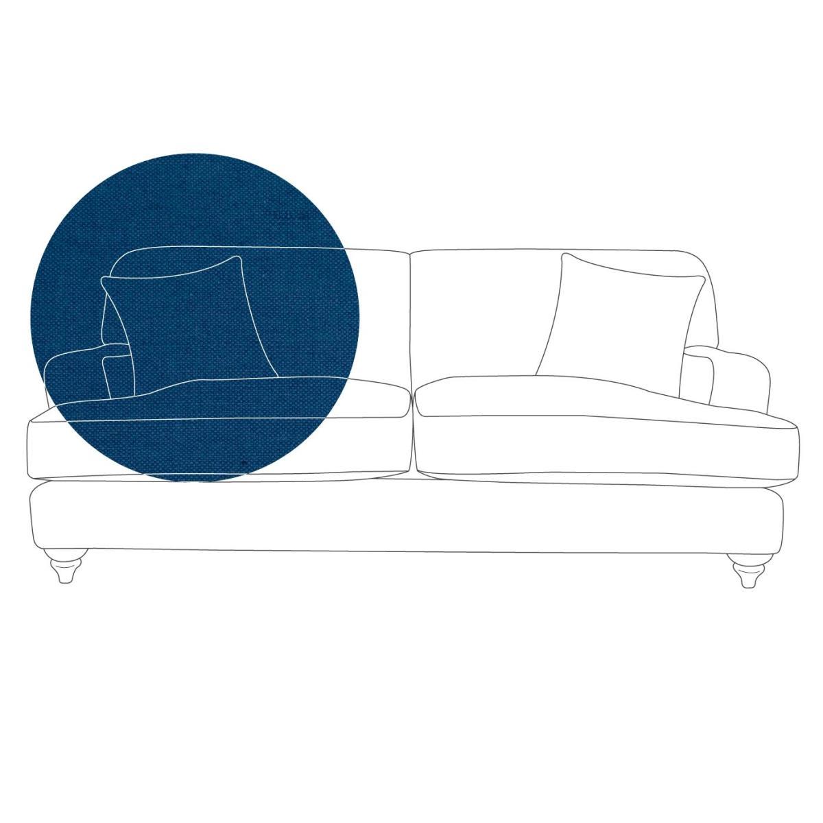Heal's Hampstead 4 Seater Sofa Broad Weave Pebble Chestnut Stain Feet - Heal's UK Furniture – image 67