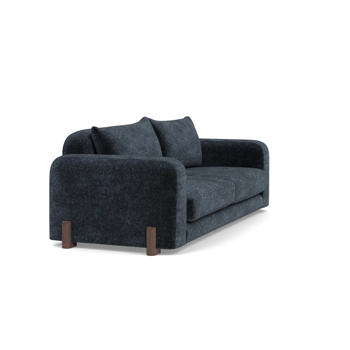 Heal's Nuvola 4 Seater Sofa Boucle Velvet Space Natural Oak Feet – image 2