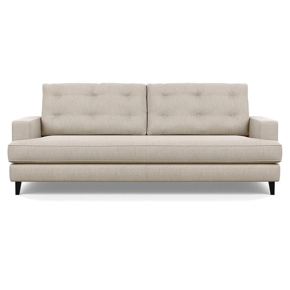 Heal's Mistral 4 Seater Sofa Broad Weave Putty Black Feet – image 2