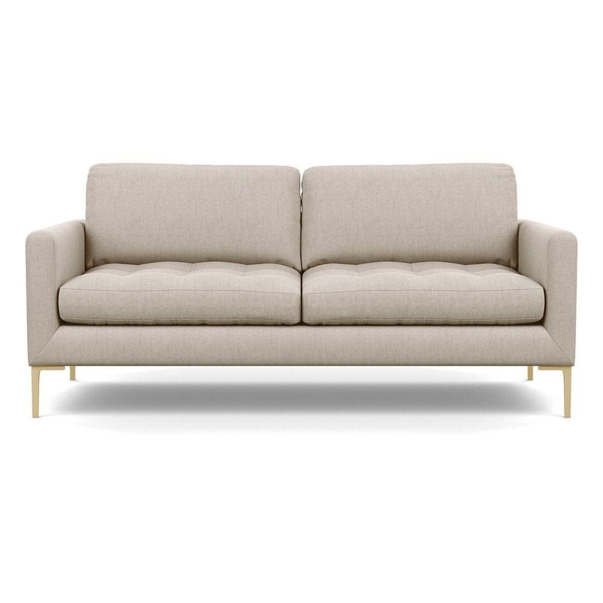 Heal's Eton 4 Seater Sofa Smart Velvet Sea foam Brass - Heal's UK Furniture – image 25