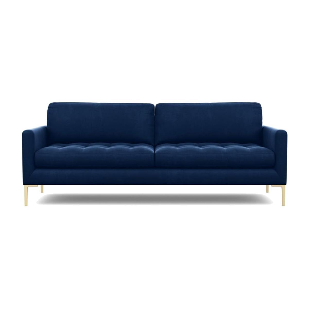 Heal's Eton 4 Seater Sofa Smart Velvet Sea foam Brass - Heal's UK Furniture – image 1